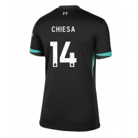 Camiseta Liverpool Federico Chiesa #14 Segunda Equipación Replica 2024-25 para mujer mangas cortas